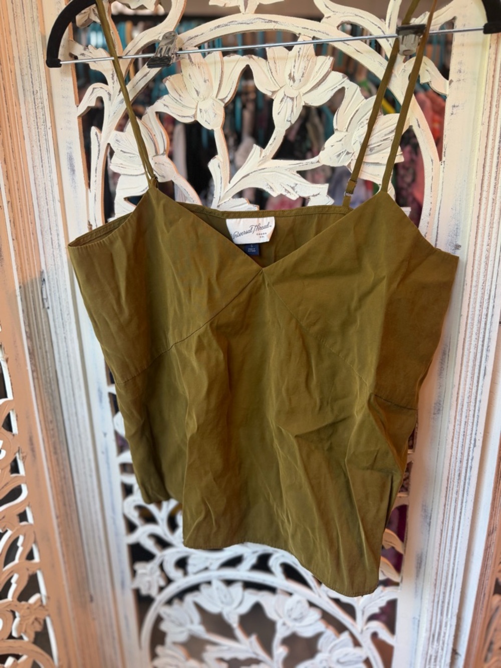 Universal Thread Olive Spaghetti Strap Cami
